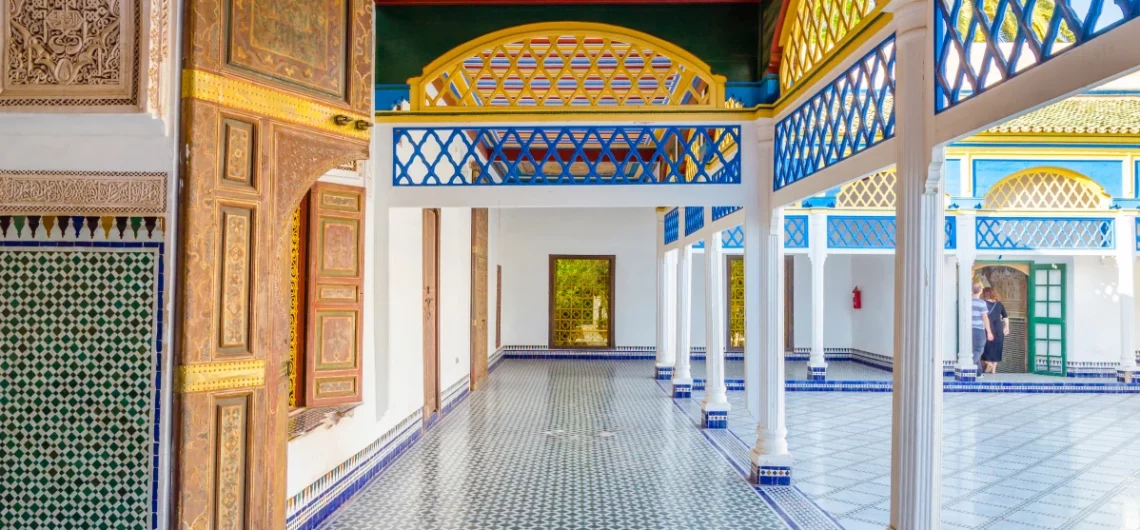 Colorida arquitectura de Marrakech