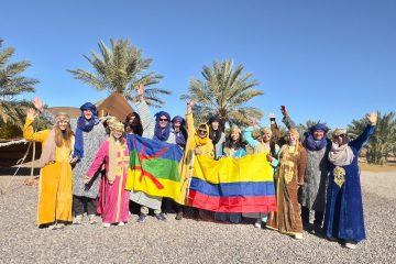 ruta de cine por Marruecos jaima en Marruecos viajeros desde Colombia