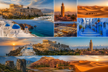 viaje Grecia y Marruecos
